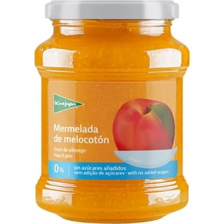 Mermelada de melocoton 0% sin azúcares añadidos frasco 330 g - El Corte Ingles