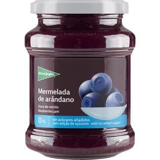 Mermelada de arándanos 0% sin azúcares añadidos frasco 330 g - El Corte Ingles
