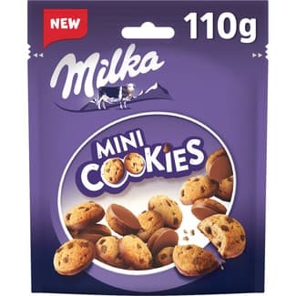 Mini cookies de chocolate paquete 110 g - Milka
