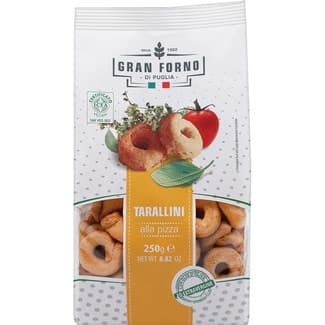 Tarallino sabor pizza envase 250 g - Gran Forno Di Puglia