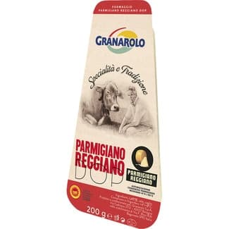 Queso italiano de vaca DOP Parmigiano Reggiano cuña 200 g - Granarolo