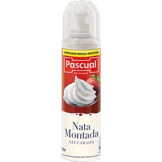 Nata montada azucarada spray 250 ml - Pascual
