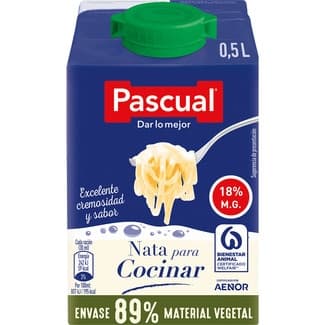 Nata líquida para cocinar 18% MG brik 500 ml - Pascual