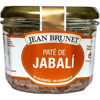 Paté de jabalí tarro 180 g - Jean Brunet