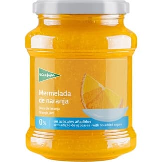 Mermelada de naranja 0% sin azúcares añadidos frasco 330 g - El Corte Ingles