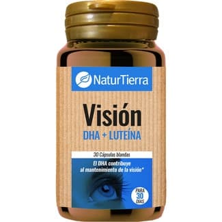 Visión DHA + luteína envase 30 cápsulas blandas - Naturtierra