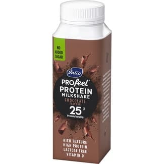 Profeel batido con proteínas de chocolate sin azúcares añadidos sin lactosa botella 250 ml - Valio