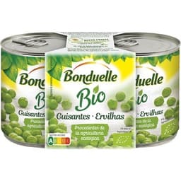 Guisantes ecológicos pack 2 lata 130 g neto escurrido - Bonduelle