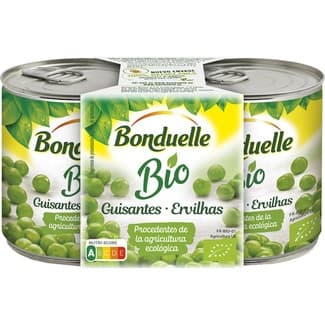 Guisantes ecológicos pack 2 lata 130 g neto escurrido - Bonduelle