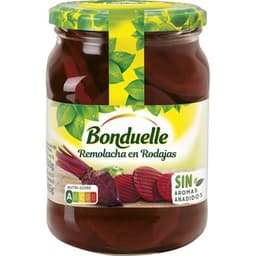 Remolacha en rodajas frasco 305 g neto escurrido - Bonduelle