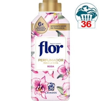 Perfumador líquido para ropa Rosa botella 36 dosis - Flor