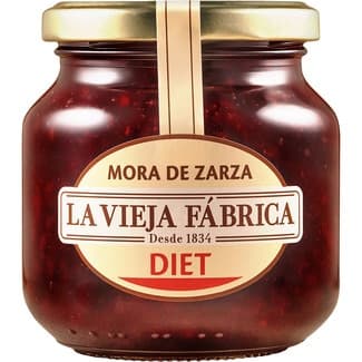 Diet mermelada de mora de zarza frasco 280 g - La Vieja Fabrica