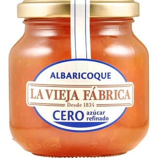 Cero mermelada de albaricoque cero azúcar refinado frasco 280 g - La Vieja Fabrica