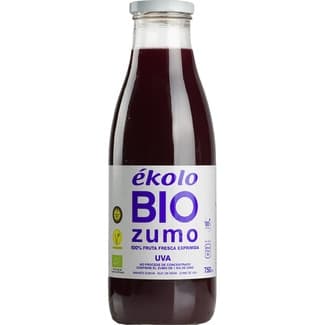 Zumo ecológico 100% uva botella 750 ml - Ekolo Bio