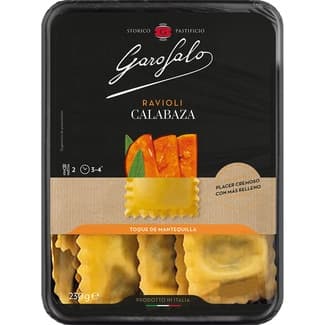 Pasta fresca ravioli relleno de calabaza 2 raciones envase 230 g - Garofalo
