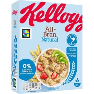 Natural  cereales de desayuno 0% azúcares añadidos paquete 450 g - Kellogg's All-bran