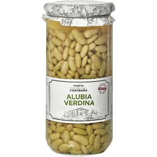 Alubia verdina cocida frasco 660 g - Huerta De Carabaña