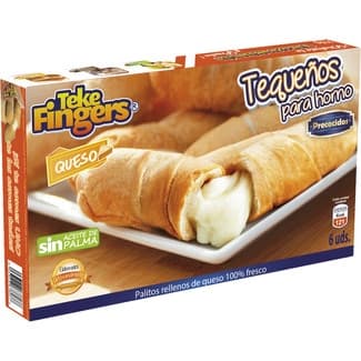 Tequeños de queso para horno 6 unidades estuche 190 g - Tekefingers