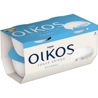 Yogur griego natural pack 4 unidades 110 g - Danone Oikos