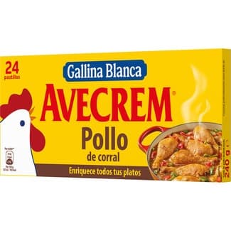 Caldo de pollo sin gluten 24 pastillas estuche 240 g - Avecrem