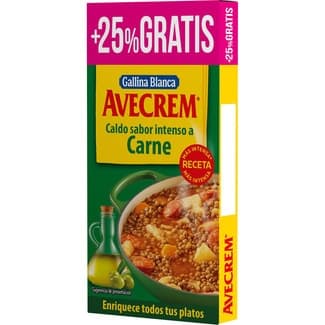 Caldo de carne 8 pastillas estuche 100 g - Avecrem