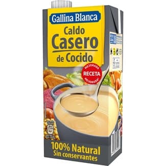Caldo de cocido casero 100% natural envase 1 l - Gallina Blanca