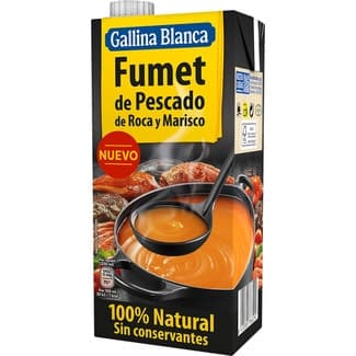 Caldo Fumet de pescado de roca y marisco envase 1 l - Gallina Blanca