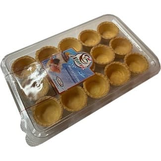 Mini tartaletas saladas 15 unidades bandeja 105 g - Vitarvi