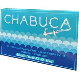 Filetes de anchoa en aceite de oliva virgen extra 10-12 piezas lata 60 g neto escurrido - Chabuca