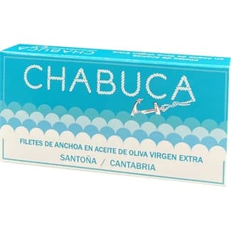 Filetes de anchoa en aceite de oliva virgen extra lata 30 g neto escurrido - Chabuca