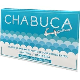 Filetes de anchoa en aceite de oliva virgen extra 14-16 piezas lata 60 g neto escurrido - Chabuca
