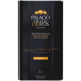 Aceite de oliva virgen extra Picual Recolección Temprana lata 3 l - Palacio De Los Olivos