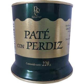 Paté con perdiz lata 220 g - Prc Gourmet