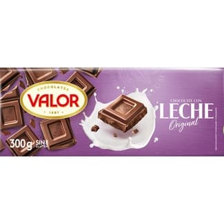 Chocolate con leche original sin gluten tableta 300 g - Valor