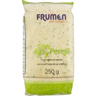 Pan rallado con ajo y perejil bolsa 250 g - Frumen