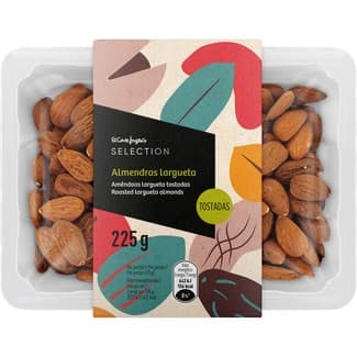 Almendras largueta tostadas sin sal tarrina 225 g - El Corte Ingles Selection