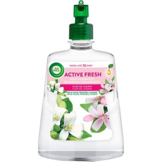 Active Fresh ambientador automático jazmín con aceites esenciales naturales recambio 228 ml - Air Wick