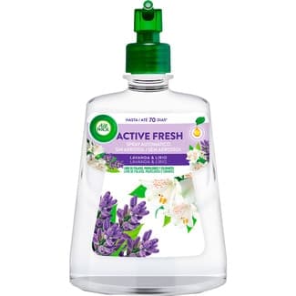 Active Fresh ambientador automático lavanda y lirio con aceites esenciales naturales recambio 228 ml - Air Wick