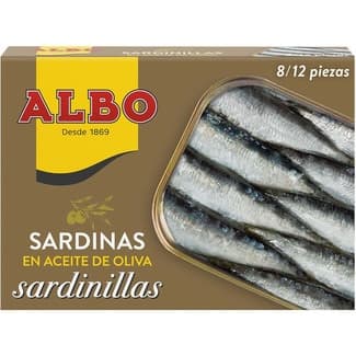 Sardinillas en aceite de oliva lata 82 g neto escurrido - Albo