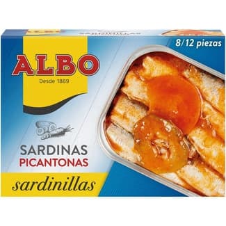 Sardinillas picantonas 8-12 piezas lata 82 g neto escurrido - Albo