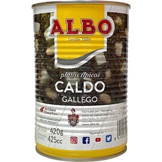 Caldo gallego sin gluten lata 425 g neto escurrido - Albo
