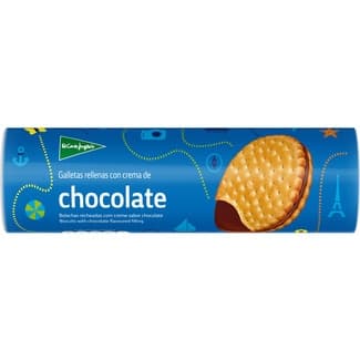 Galletas rellenas con crema de chocolate paquete 500 g - El Corte Ingles