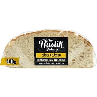 Clássico pan con masa madre 12% envase 400 g - The Rustik Bakery