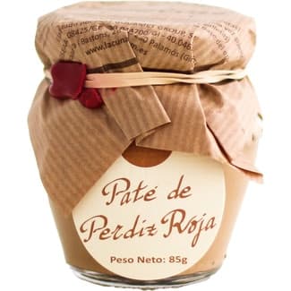 Paté de perdiz roja envase 85 g - La Cuna