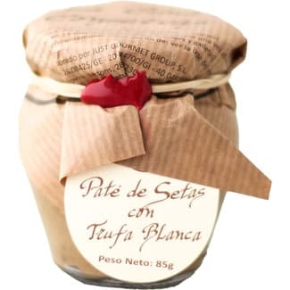 Paté de hongos con trufa blanca envase 85 g - La Cuna