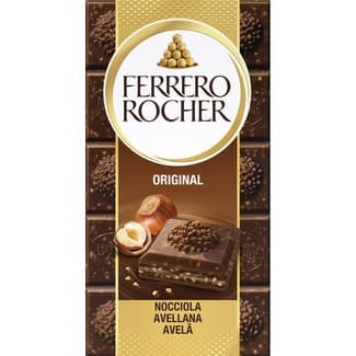 Original chocolate con leche y avellanas tableta 90 g - Ferrero Rocher