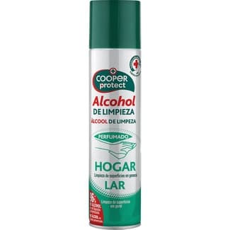 Alcohol de limpieza perfumado 96% alcohol spray 300 ml - Cooper Protect