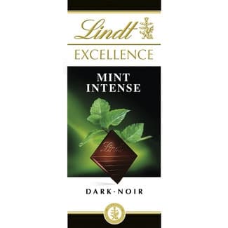 Chocolate negro menta intensa tableta 100 g - Lindt Excellence