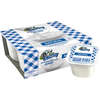 Yogur natural sin gluten pack 4 unidades 125 g - La Fageda
