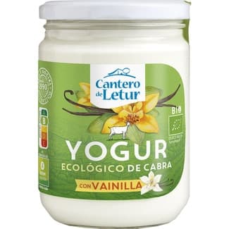 Yogur de cabra con vainilla ecológico tarro 420 g - El Cantero De Letur